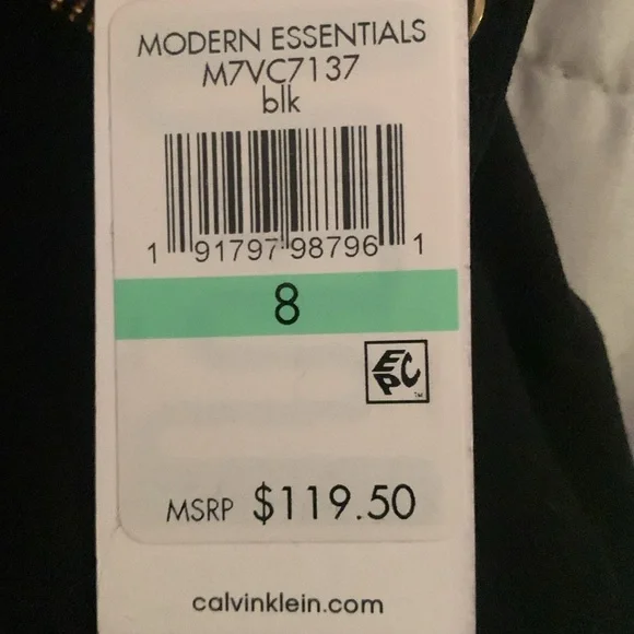 Calvin Klein Black and Gold Blazer with Modern Design - Picture 11 of 15